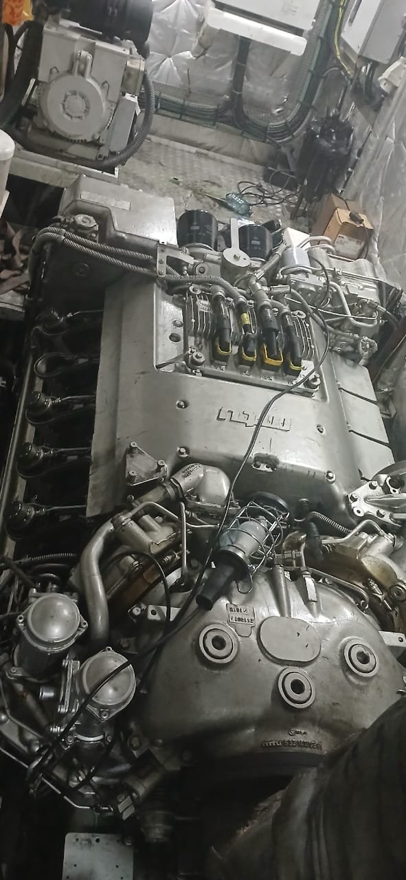 Instalação Alternador MTU 10V - Sistema de arranque e carga